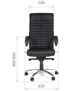 Кресло офисное CHAIRMAN 480 Экокожа премиум черная в Сызрани - предосмотр 1